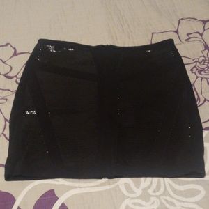 Bebe Sequin Skirt